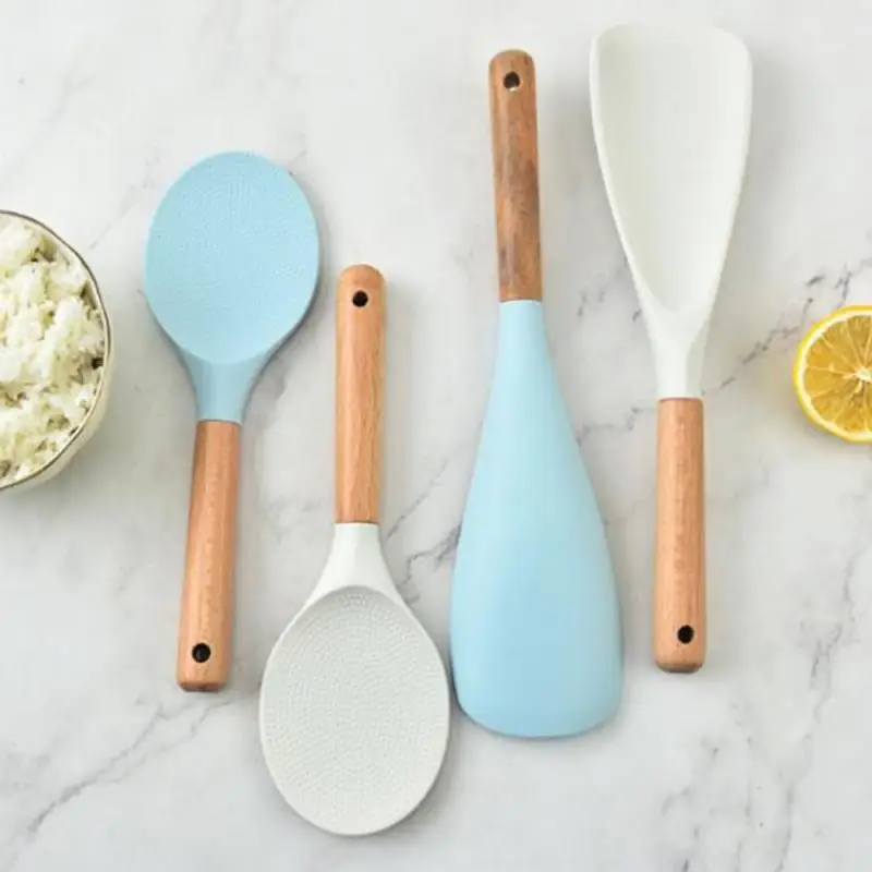 household silicone solid wood Kitchen Rice Spoon Non-stick Nordic Wind Rice Spoon Rice Shovel Kitchen Rice Spoon Shovel
household silicone solid wood Kitchen Rice Spoon Non-stick Nordic Wind Rice Spoon Rice Shovel Kitchen Rice Spoon Shovel