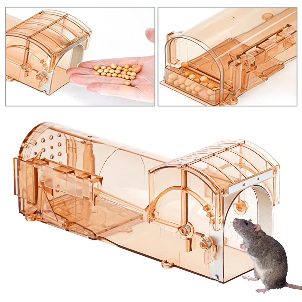 Mouse Trap Automatic Lock Mousetrap Transparent Smart Household Mouse Catcher Reusable Rodent Cage Indoor Outdoor Rat Trap
Mouse Trap Automatic Lock Mousetrap Transparent Smart Household Mouse Catcher Reusable Rodent Cage Indoor Outdoor Rat Trap
