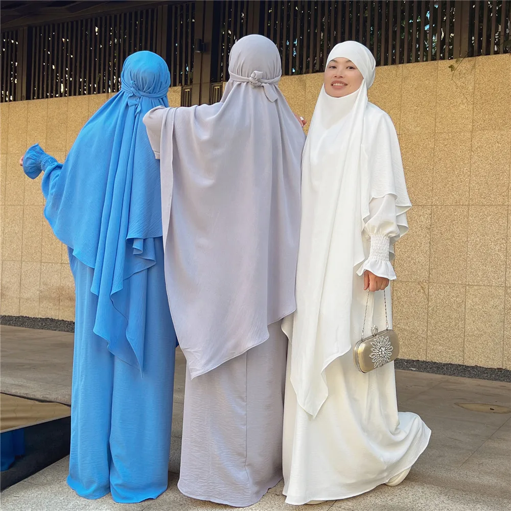 Jilbab мусульманский женский химар, комплект из 2 предметов, молитвенная одежда, яркое платье, Турция, Женская Паранджа, Дубайский халат, Арабская мода, Рамадан
Jilbab мусульманский женский химар, комплект из 2 предметов, молитвенная одежда, яркое платье, Турция, Женская Паранджа, Дубайский халат, Арабская мода, Рамадан