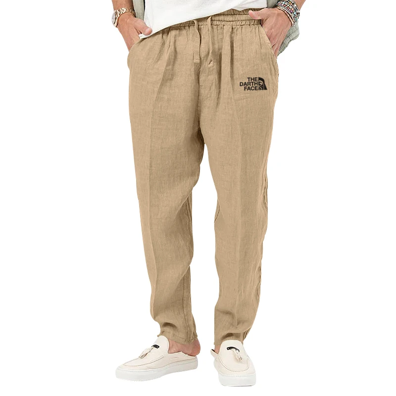 New Men's Cotton Linen Trousers Fashion Solid Color Elastic Waist Loose Straight Leg Pants Cropped Pants Summer Casual Pants
New Men's Cotton Linen Trousers Fashion Solid Color Elastic Waist Loose Straight Leg Pants Cropped Pants Summer Casual Pants