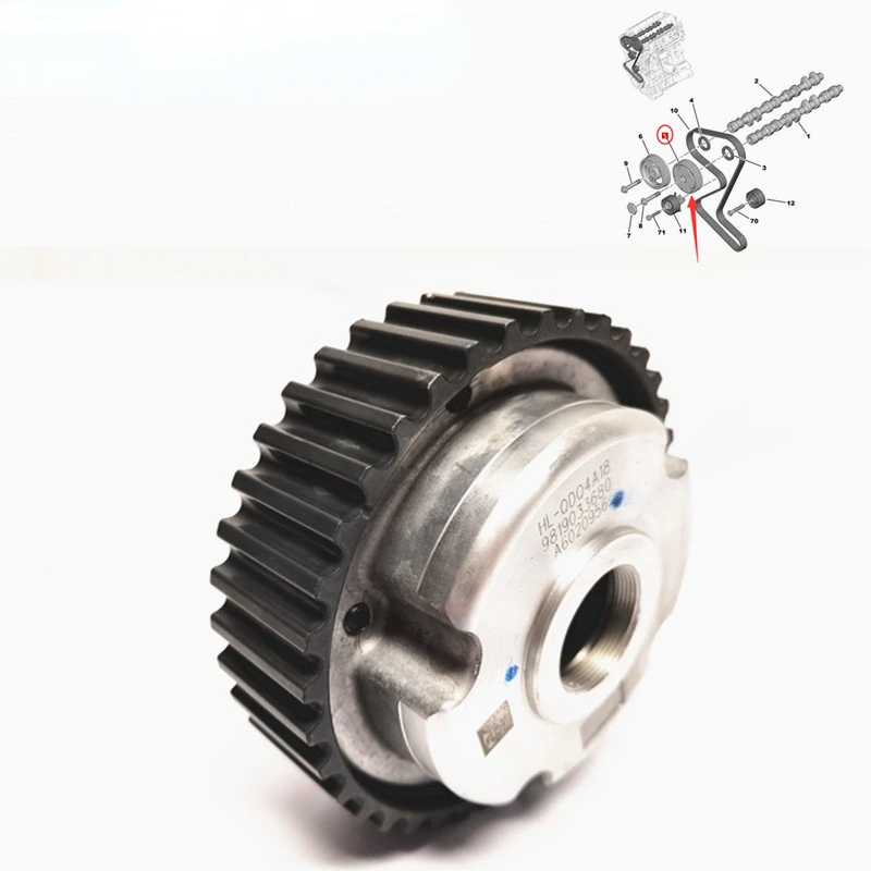 Engine Timing Gear Camshaft Variable Intake Whe 0805H8 9654903780 9819033680 For Peugeot 3073084074085083008 For Citroen C5 C4
Engine Timing Gear Camshaft Variable Intake Whe 0805H8 9654903780 9819033680 For Peugeot 3073084074085083008 For Citroen C5 C4