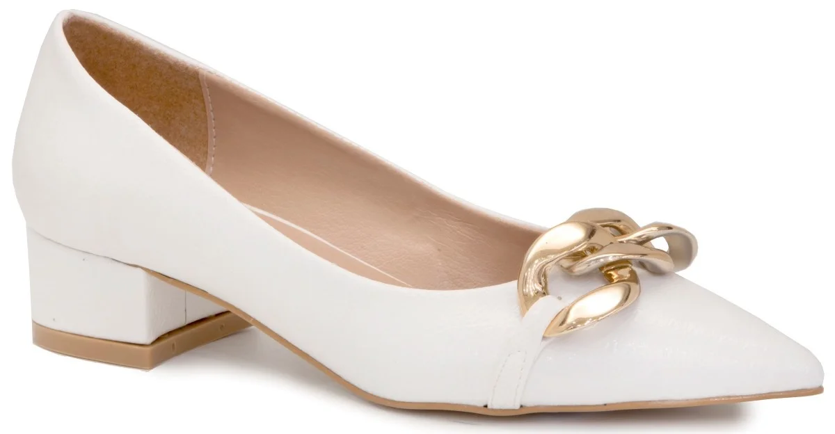 Gedikpasalı Ang 1056 White 2021 Summer Ladies Shoes Ballerina Low Square Heels Patent Leather Dress Business Party Metal Buckle Pointed Elegant
Gedikpasalı Ang 1056 White 2021 Summer Ladies Shoes Ballerina Low Square Heels Patent Leather Dress Business Party Metal Buckle Pointed Elegant