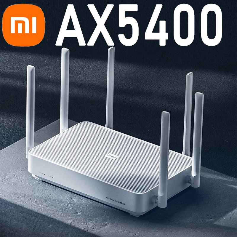 Original Xiaomi AX3000 Router Redmi AX5400 Wifi Router Mesh System Wi-Fi 6 Plus 160MHz Independent NPU Work With Xiaomi mihome
Original Xiaomi AX3000 Router Redmi AX5400 Wifi Router Mesh System Wi-Fi 6 Plus 160MHz Independent NPU Work With Xiaomi mihome