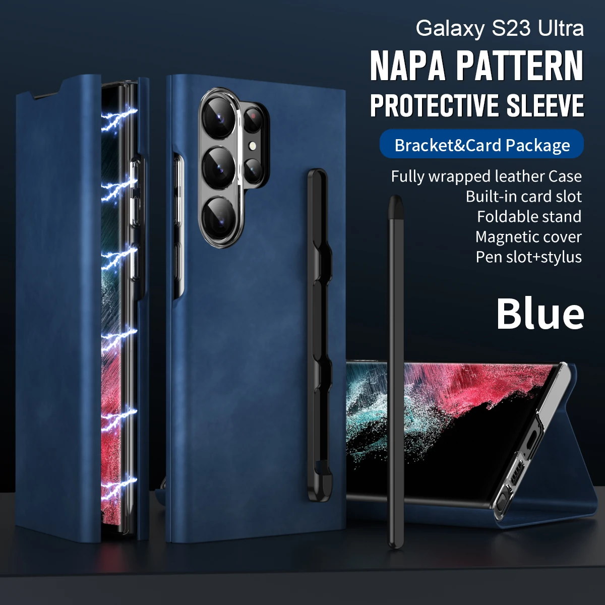 with S Pen Holder For Samsung Galaxy S23 Ultra S22 Plus S21 Case Wallet Leather Flip Magnetic Kickstand Card Clip Bag Cover
with S Pen Holder For Samsung Galaxy S23 Ultra S22 Plus S21 Case Wallet Leather Flip Magnetic Kickstand Card Clip Bag Cover