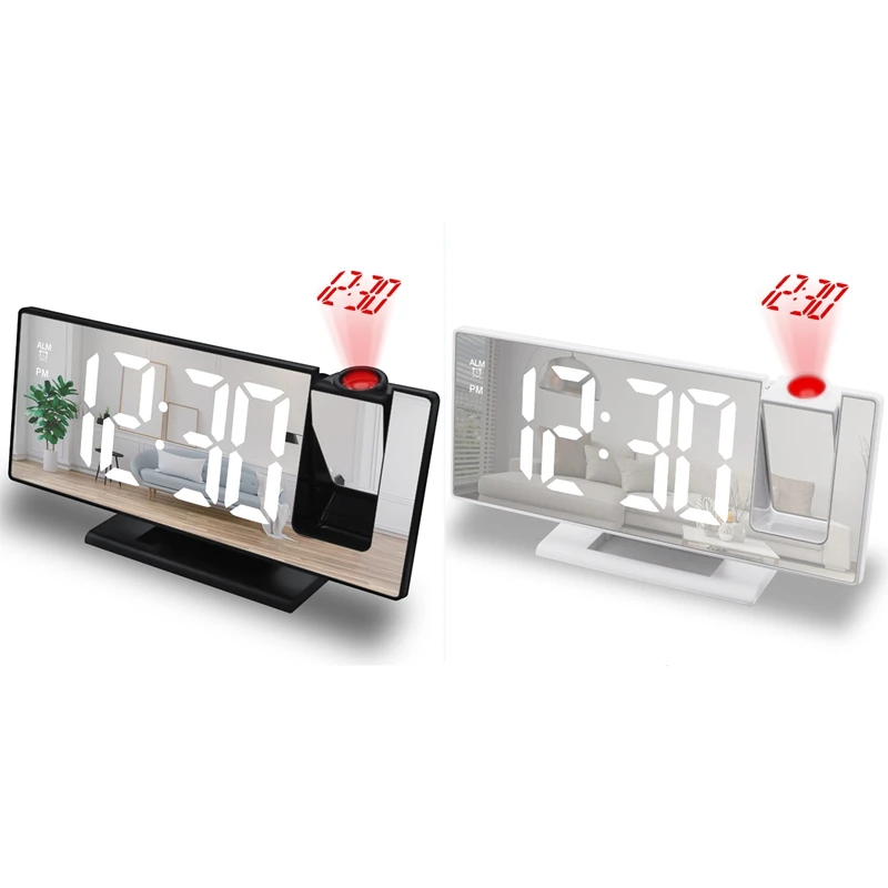 Цифровой проекционный будильник 7,3 дюйма Большие зеркальные фоточасы с регулировкой температуры для спальни
Цифровой проекционный будильник 7,3 дюйма Большие зеркальные фоточасы с регулировкой температуры для спальни