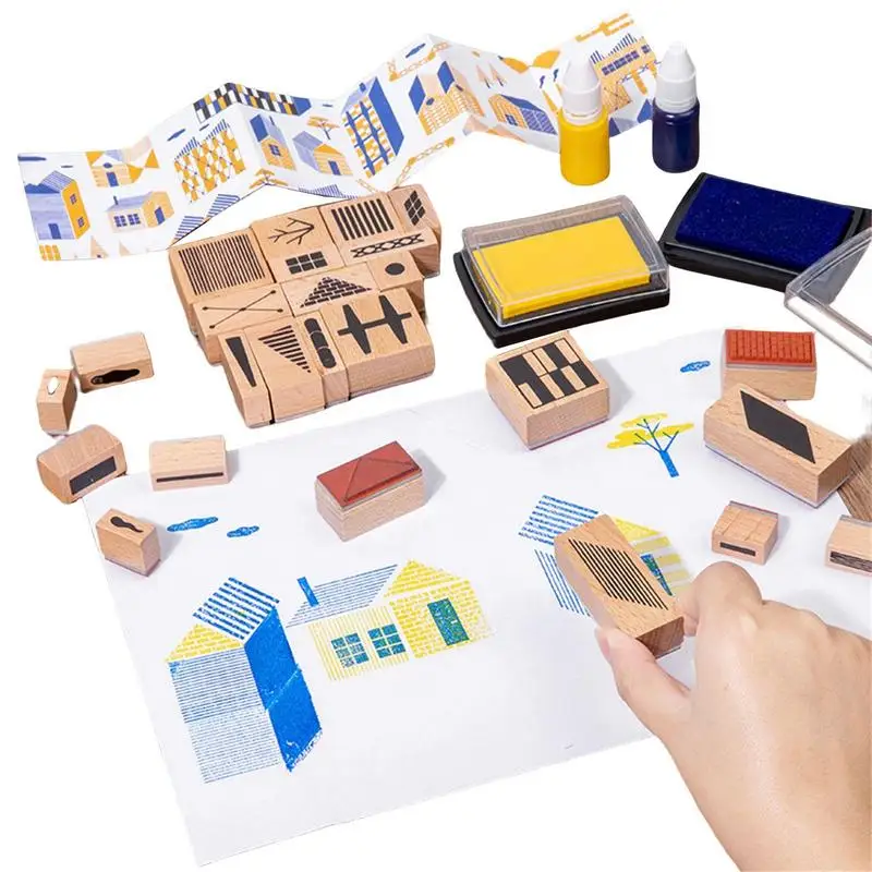 Wooden Stamp Kit Town Theme Stamps Sets For Kids Scene Stamp Pad Stamps Birthday Party Favors Party Supplies Decorations For
Wooden Stamp Kit Town Theme Stamps Sets For Kids Scene Stamp Pad Stamps Birthday Party Favors Party Supplies Decorations For