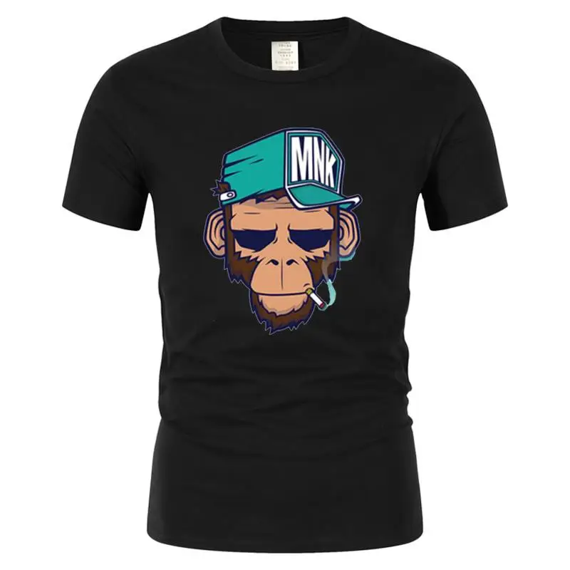 Streetwear Fashion Vintage Man Tees Short Sleeve T-Shirts The Smoking Monkey Graphic Print Clothes O-Neck Casual Loose Tees
Streetwear Fashion Vintage Man Tees Short Sleeve T-Shirts The Smoking Monkey Graphic Print Clothes O-Neck Casual Loose Tees