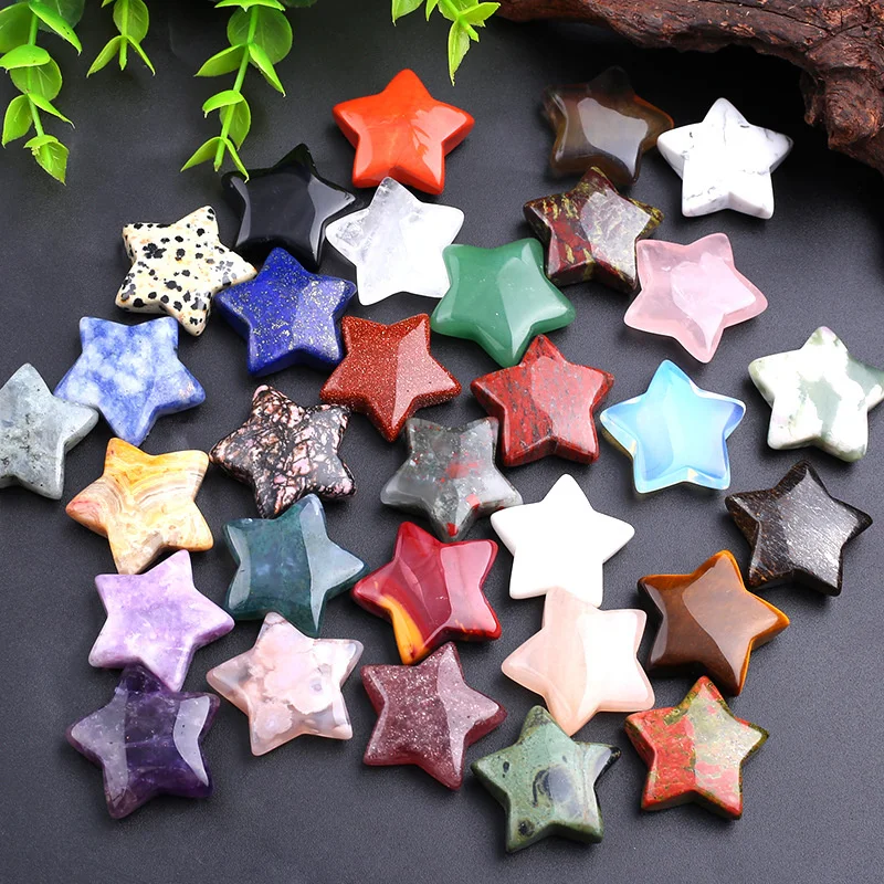 Big 3cm Natural Quartz Pentagram Stone Five-Pointed Star Shape Meditation Healing Crystal Gemstones Home Decor Diy Jewelry Craft
Big 3cm Natural Quartz Pentagram Stone Five-Pointed Star Shape Meditation Healing Crystal Gemstones Home Decor Diy Jewelry Craft