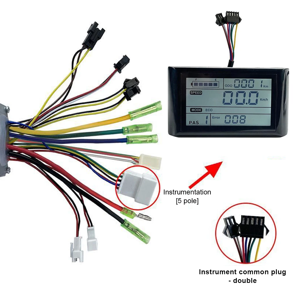 LCD Display Electric Bicycle Controller Kit Protecting Scooter Portable Waterproof Brushless Motor Plastic Part
LCD Display Electric Bicycle Controller Kit Protecting Scooter Portable Waterproof Brushless Motor Plastic Part