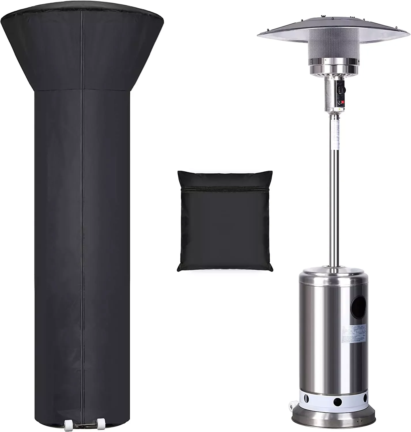 NEW Patio Heater Covers with Zipper and Storage Bag,Waterproof,Dustproof,Wind-Resistant,Sunlight-Resistant,Snow-Resistant,Black
NEW Patio Heater Covers with Zipper and Storage Bag,Waterproof,Dustproof,Wind-Resistant,Sunlight-Resistant,Snow-Resistant,Black