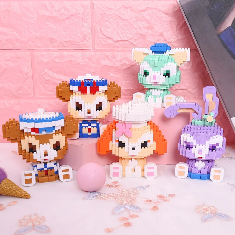 7152A Disney серия алмазные строительные блоки Duffy StellaLou Gelatoni Mirco 3D модель кирпичные Аниме фигурки для мини кирпичей игрушки 
7152A Disney серия алмазные строительные блоки Duffy StellaLou Gelatoni Mirco 3D модель кирпичные Аниме фигурки для мини кирпичей игрушки