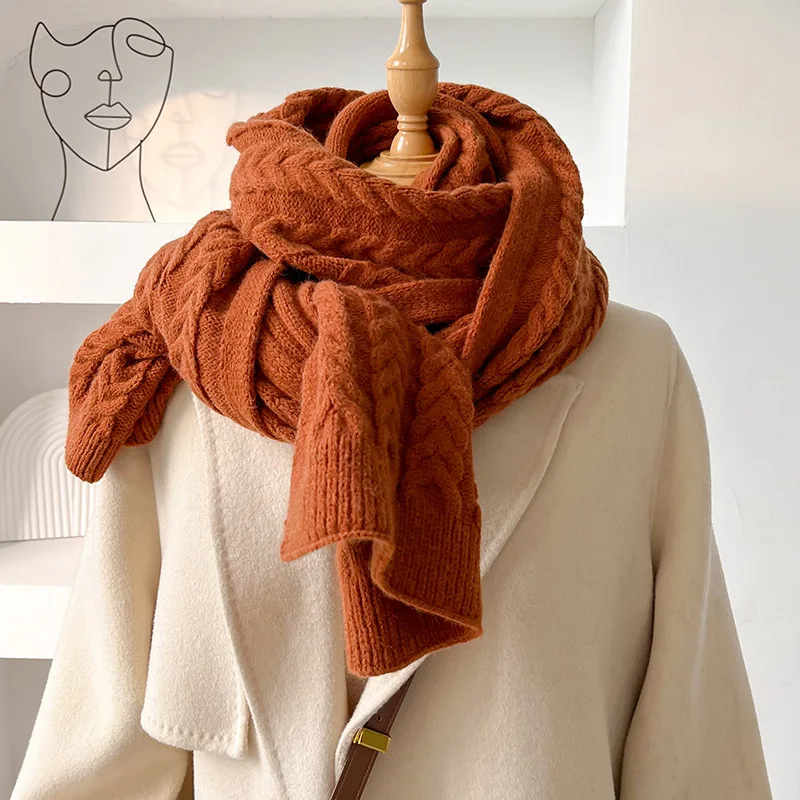 New Design Korean Style Knitted Scarf Women Elastic Neck Wraps Winter Lady Muffler Shawl Warm Neckerchief Woolen Yarn Bufandas
New Design Korean Style Knitted Scarf Women Elastic Neck Wraps Winter Lady Muffler Shawl Warm Neckerchief Woolen Yarn Bufandas