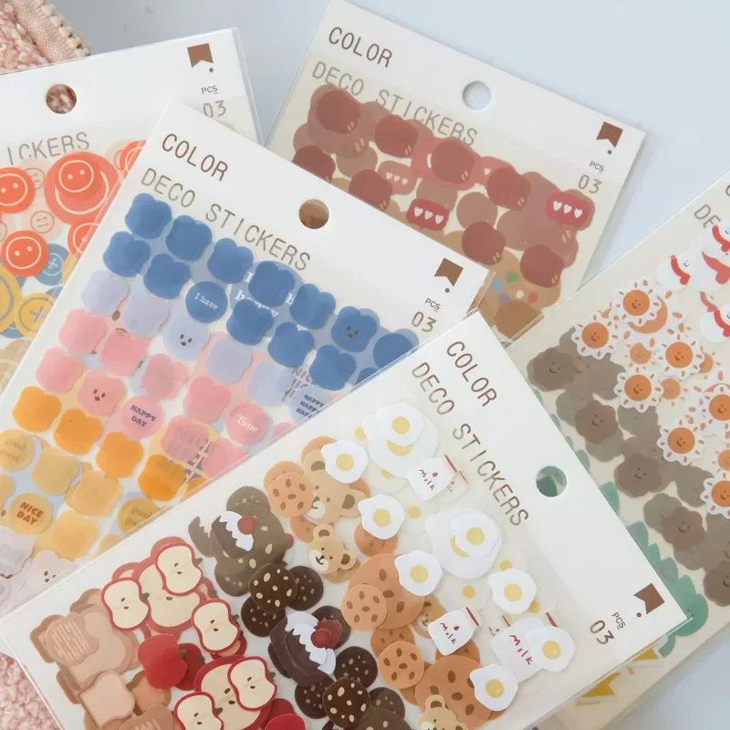 120pcs Sticker Cute Series Bear Handbook Collage Decoration Stickers Self-adhesive Diy Scrapbooking Journal Photo Decorative
120pcs Sticker Cute Series Bear Handbook Collage Decoration Stickers Self-adhesive Diy Scrapbooking Journal Photo Decorative