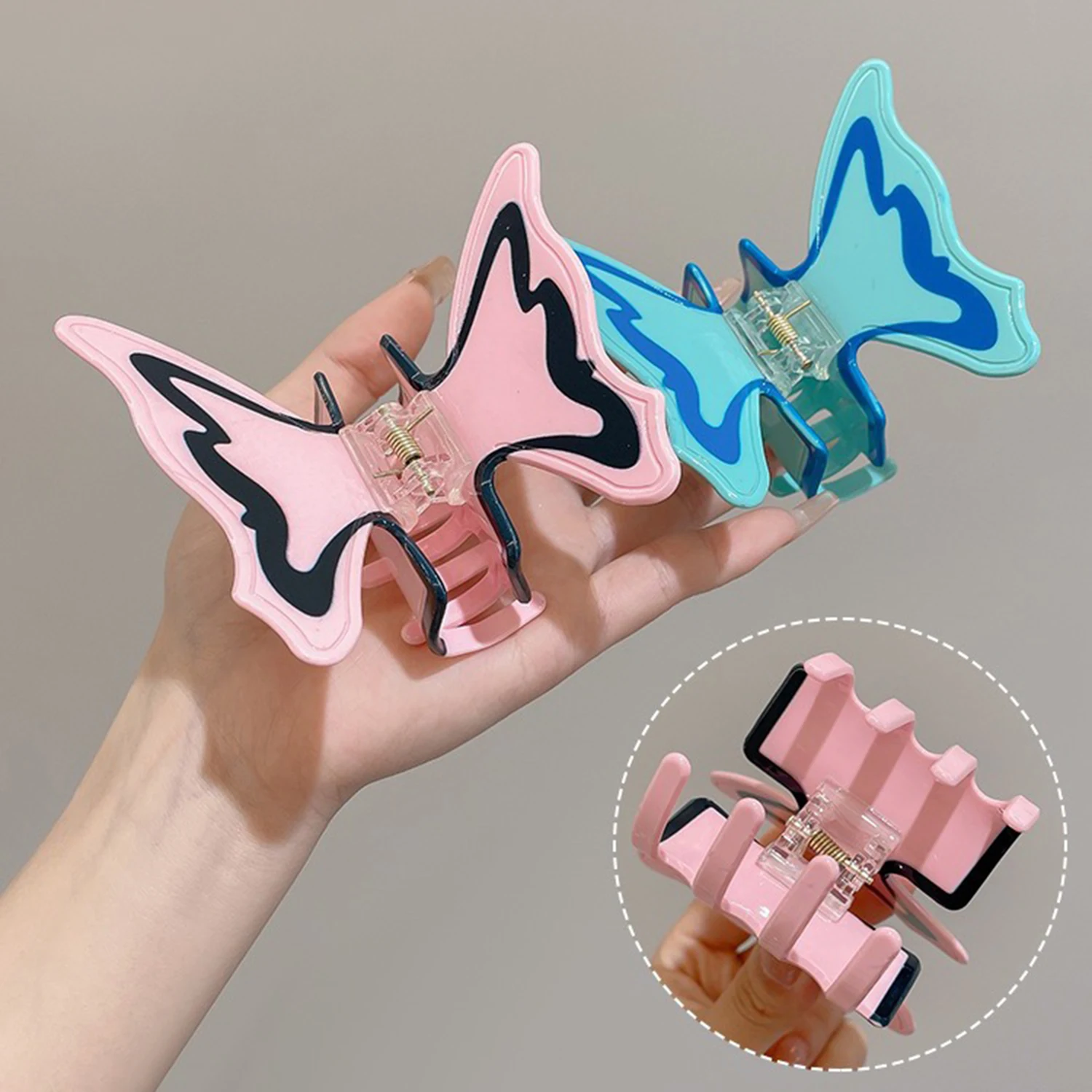 2023 Girls Acetate Butterfly Hair Claw Ponytail Holder Clip Bath Makeup Shark Clip Y2K Accessories Hair Accessories For Women
2023 Girls Acetate Butterfly Hair Claw Ponytail Holder Clip Bath Makeup Shark Clip Y2K Accessories Hair Accessories For Women