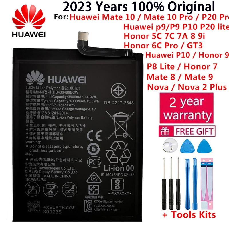 HuaWei Original Battery For Huawei Honor 7 9 P9 P10 P8 Lite For Mate 8 9 10 Pro P20 Pro Nova 2 Plus honor 8 5C 7C 7A battery 
HuaWei Original Battery For Huawei Honor 7 9 P9 P10 P8 Lite For Mate 8 9 10 Pro P20 Pro Nova 2 Plus honor 8 5C 7C 7A battery