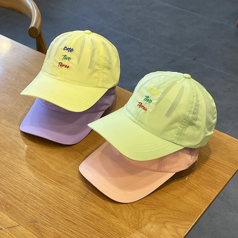 Baseball Cap Women's Thin Mesh Student Sun Hat Running Quick-Drying Outdoor Sun-Proof Peaked Cap Men 
Baseball Cap Women's Thin Mesh Student Sun Hat Running Quick-Drying Outdoor Sun-Proof Peaked Cap Men