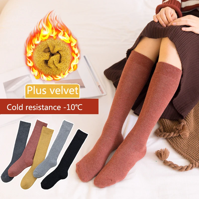 Stockings Womens Long Winter Socks Warm Ladies Girls Plus Velvet Black Knee High Socks Stockings Harajuku Casual 2022 New
Stockings Womens Long Winter Socks Warm Ladies Girls Plus Velvet Black Knee High Socks Stockings Harajuku Casual 2022 New