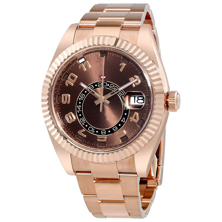 High-end Men's Automatic Mechanical Watch Dual Time Rose Gold Stainless Steel Blue Gray Sky Sapphire Glass
High-end Men's Automatic Mechanical Watch Dual Time Rose Gold Stainless Steel Blue Gray Sky Sapphire Glass