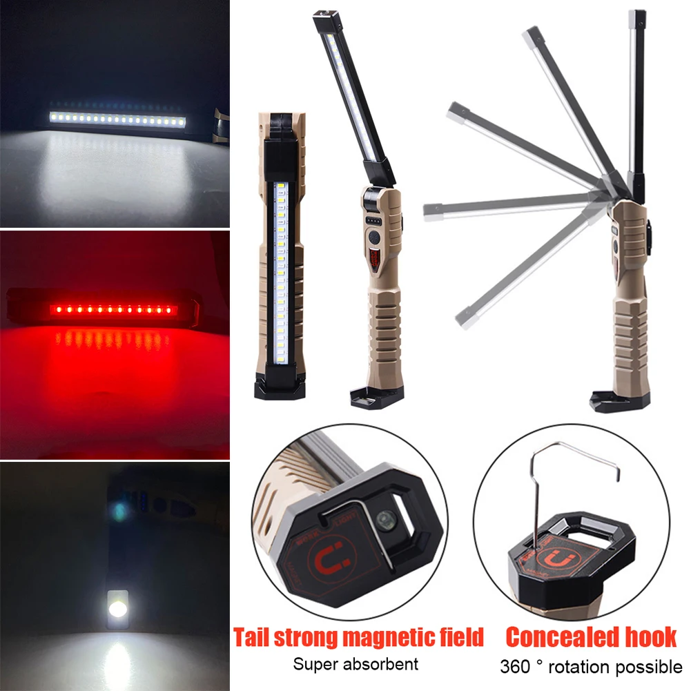COB+XPE LED Work Light Portable Lantern Foldable Hanging Flashlight for Camping Tent Lamp Car Repair Light Emergency Lighting
COB+XPE LED Work Light Portable Lantern Foldable Hanging Flashlight for Camping Tent Lamp Car Repair Light Emergency Lighting