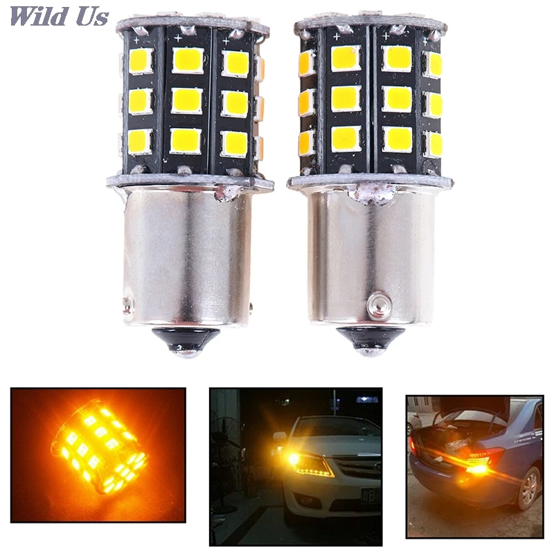 2pcs BA15S 7507 PY21W 1156PY High Power Amber Yellow 33 SMD 2835 LED Bulb For Front Turn Signal Lights Direction Indicator Lamp
2pcs BA15S 7507 PY21W 1156PY High Power Amber Yellow 33 SMD 2835 LED Bulb For Front Turn Signal Lights Direction Indicator Lamp