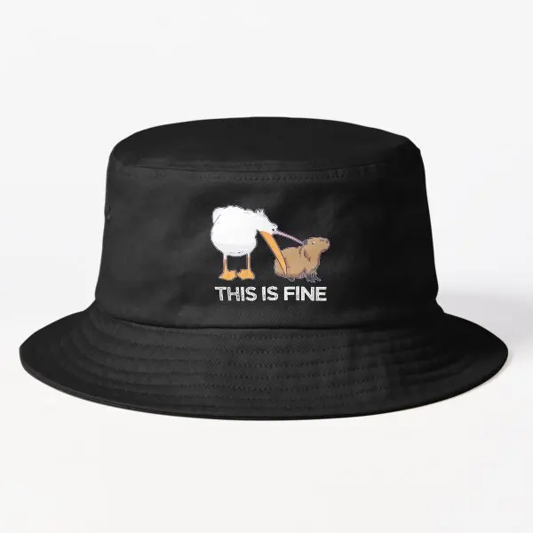This Is Fine Meme Funny Capybara Dog Pel Bucket Hat Solid Color Black Women Spring Caps Sun Outdoor Hip Hop Boys Fish Cheapu
This Is Fine Meme Funny Capybara Dog Pel Bucket Hat Solid Color Black Women Spring Caps Sun Outdoor Hip Hop Boys Fish Cheapu