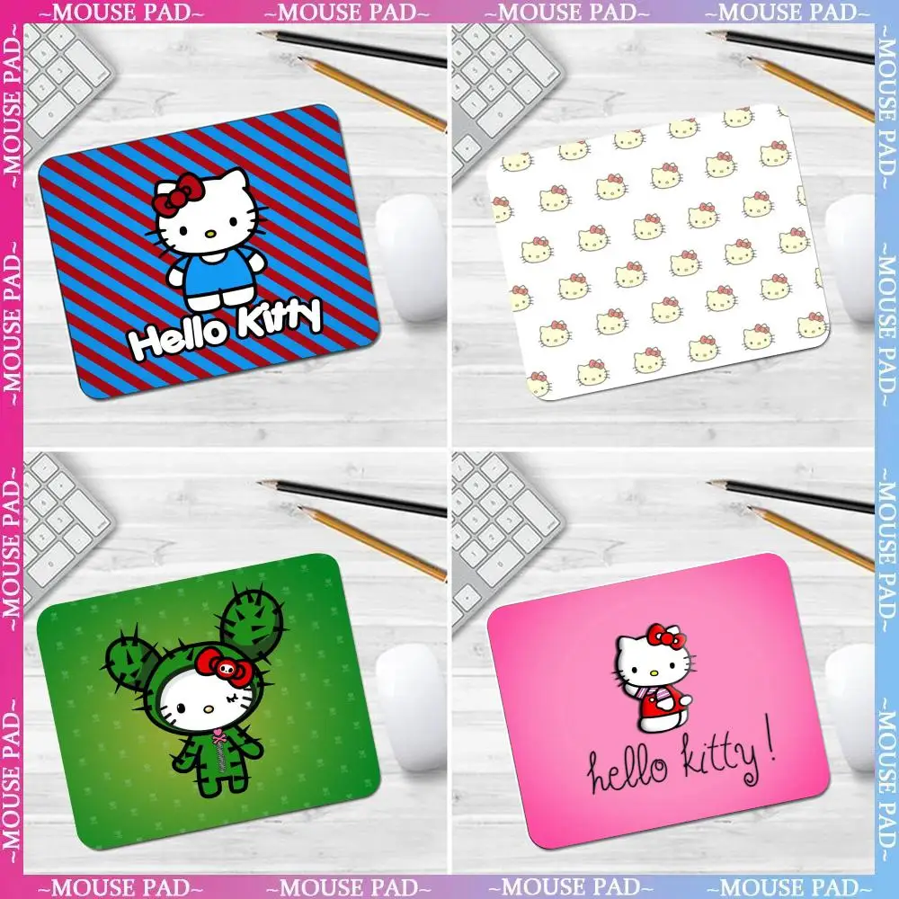 Sanrio коврик для мыши hello kitty нескользящий кожаный esktop игр водонепроницаемый легко