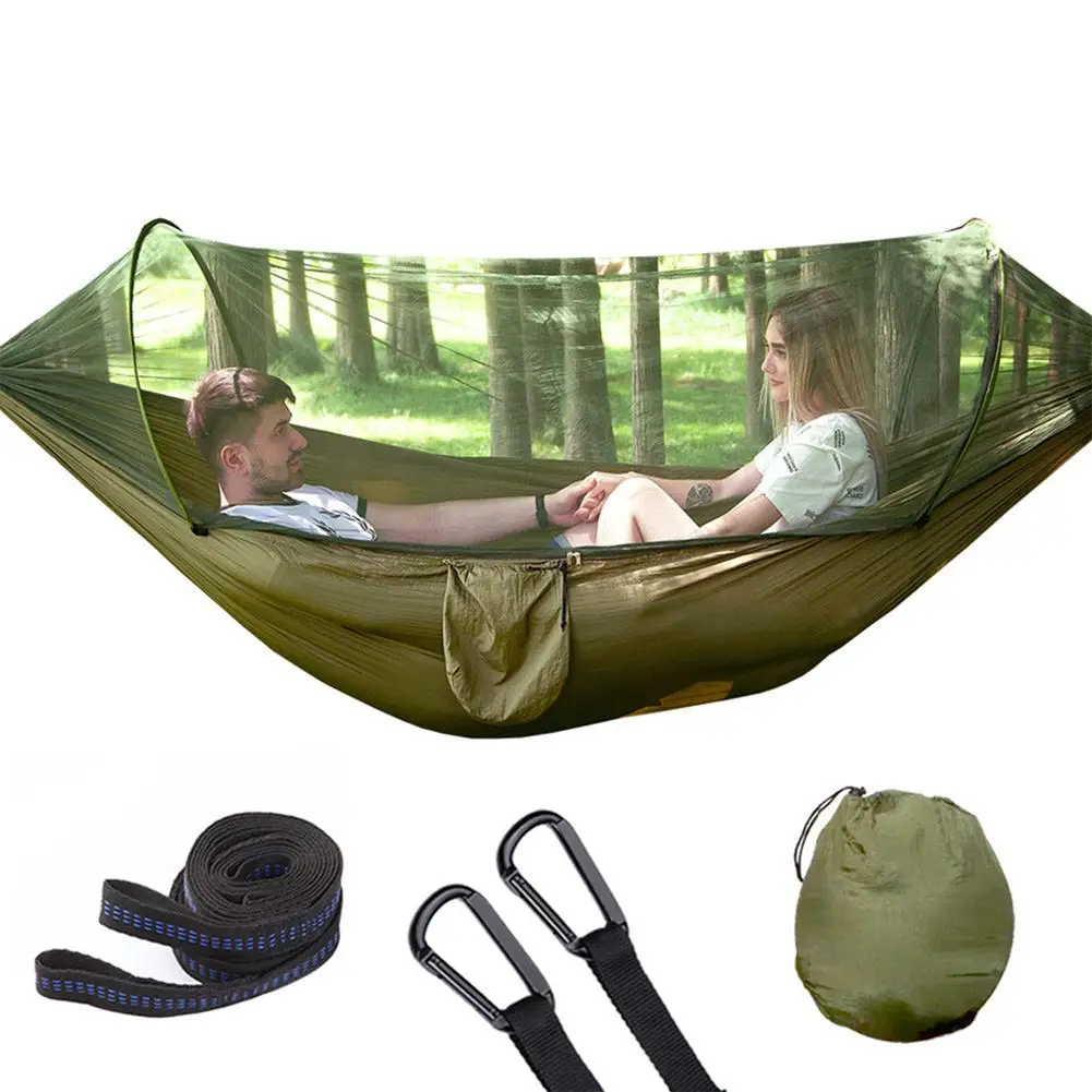 YOUZI Automatic Quick Open Camping Hammock With Mosquito Net Outdoor Portable Hammock With Tree Straps
YOUZI Automatic Quick Open Camping Hammock With Mosquito Net Outdoor Portable Hammock With Tree Straps