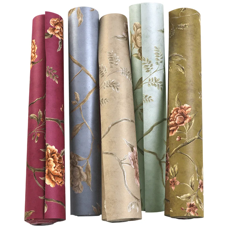 Classic American wallpaper 3 d Pastoral non-woven living room bedroom home TV background wall wallpape
Classic American wallpaper 3 d Pastoral non-woven living room bedroom home TV background wall wallpape