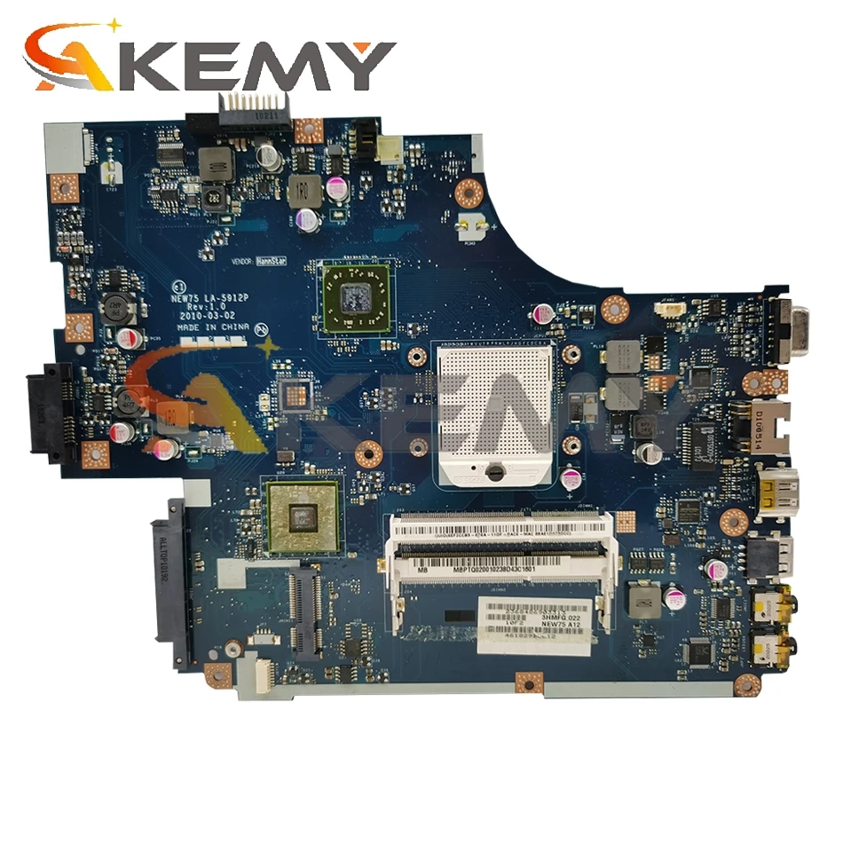 Материнская плата 5552G для ноутбука Acer aspire материнская LA-5911P LA-5912P - купить по