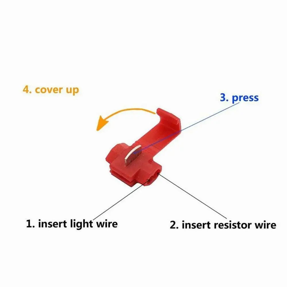4Pcs 50W 6OHM LED Load Resistors Indicator Ballast Load Resistor Flash Rate Relay Turn Signal Bulbs Fixed Resistors
4Pcs 50W 6OHM LED Load Resistors Indicator Ballast Load Resistor Flash Rate Relay Turn Signal Bulbs Fixed Resistors