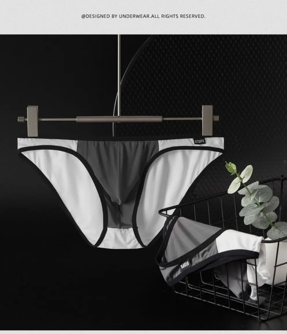 Men'S Thin Ice Silk Briefs Single Layer U Convex Bag Low Waist Breathable Sports Sexy Semi Transparent Triangle Pants Underwear
Men'S Thin Ice Silk Briefs Single Layer U Convex Bag Low Waist Breathable Sports Sexy Semi Transparent Triangle Pants Underwear