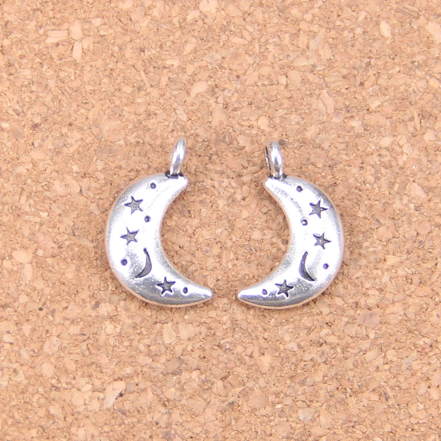 76pcs Charms moon star 20x13mm Antique Pendants,Vintage Tibetan Silver Jewelry,DIY for bracelet necklace
76pcs Charms moon star 20x13mm Antique Pendants,Vintage Tibetan Silver Jewelry,DIY for bracelet necklace