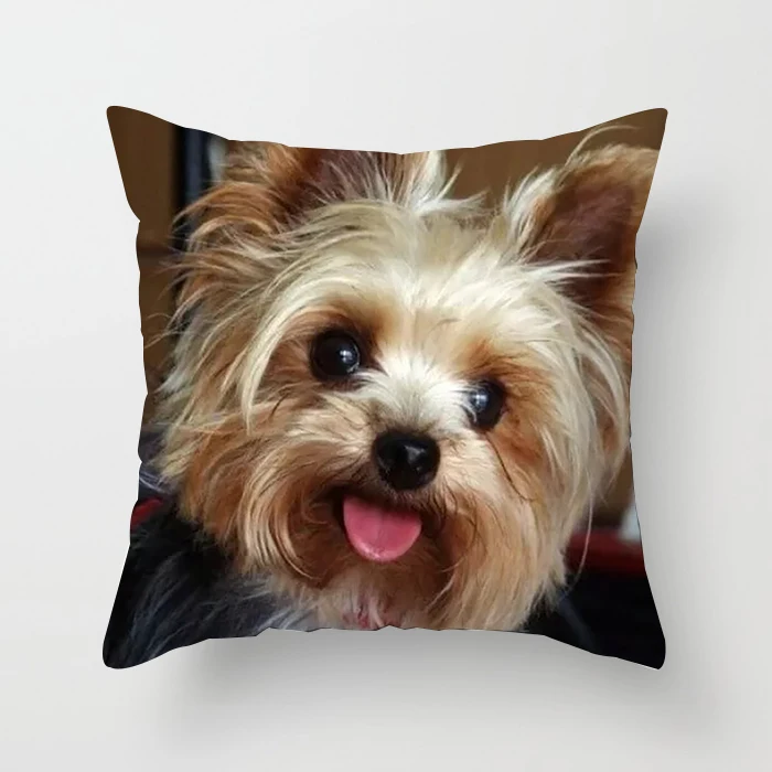 1PC Cute Dog Yorkie Dog Yorkshire Decor Print Pillow Case Bedroom Sofa Waist Cushions Cover Car Decoration Cushion Cover
1PC Cute Dog Yorkie Dog Yorkshire Decor Print Pillow Case Bedroom Sofa Waist Cushions Cover Car Decoration Cushion Cover