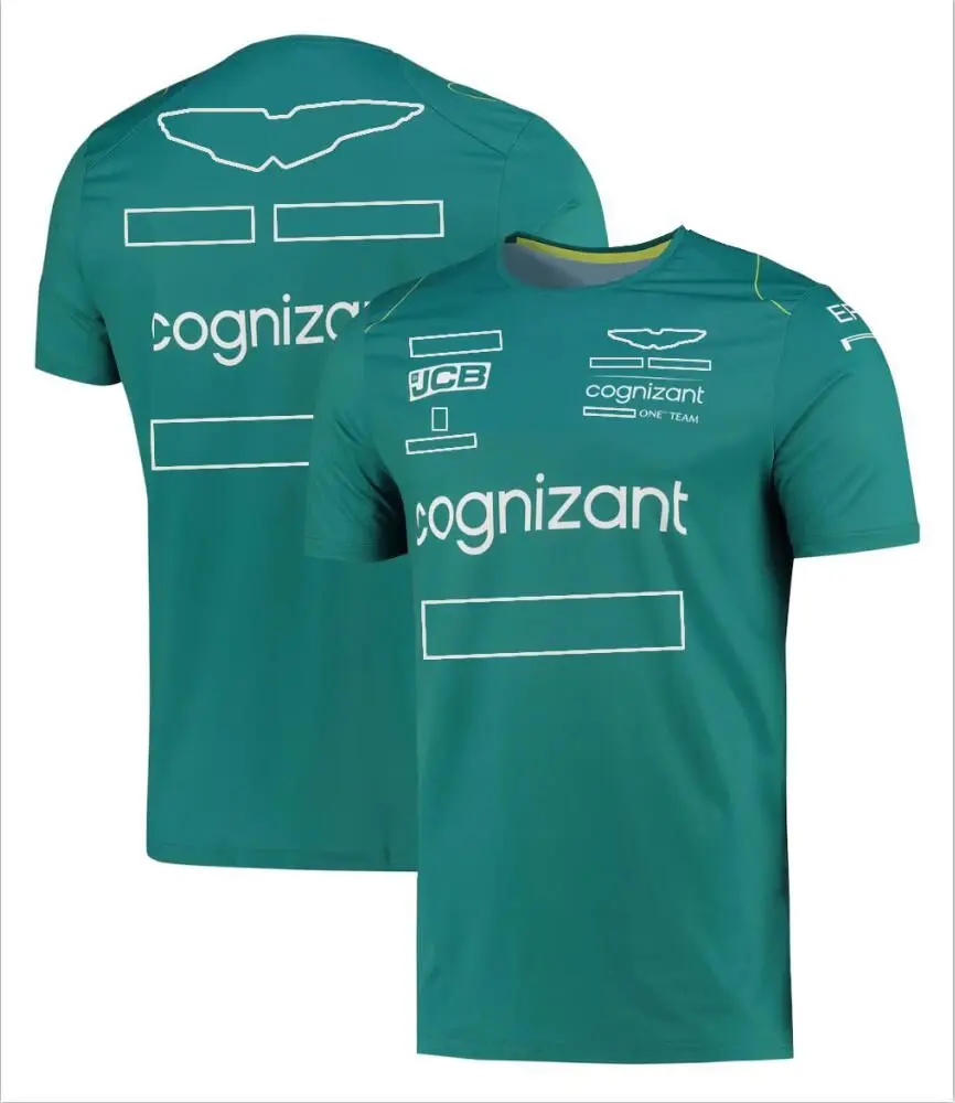 

2022 summer formula one team racing suit short sleeve t-shirt f1 team fan clothing custom same style