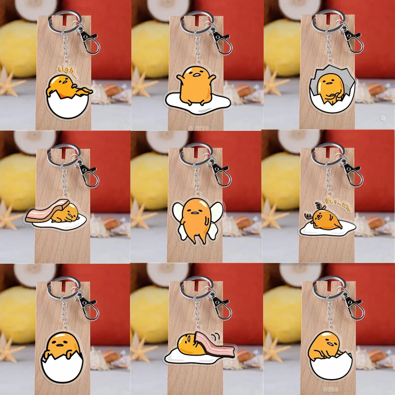 Sanrio Kawaii Gudetama Acrylic Keychain Anime Cute Lazy Egg Yolk Brother Double-sided Transparent Backpack Pendant Gift
Sanrio Kawaii Gudetama Acrylic Keychain Anime Cute Lazy Egg Yolk Brother Double-sided Transparent Backpack Pendant Gift