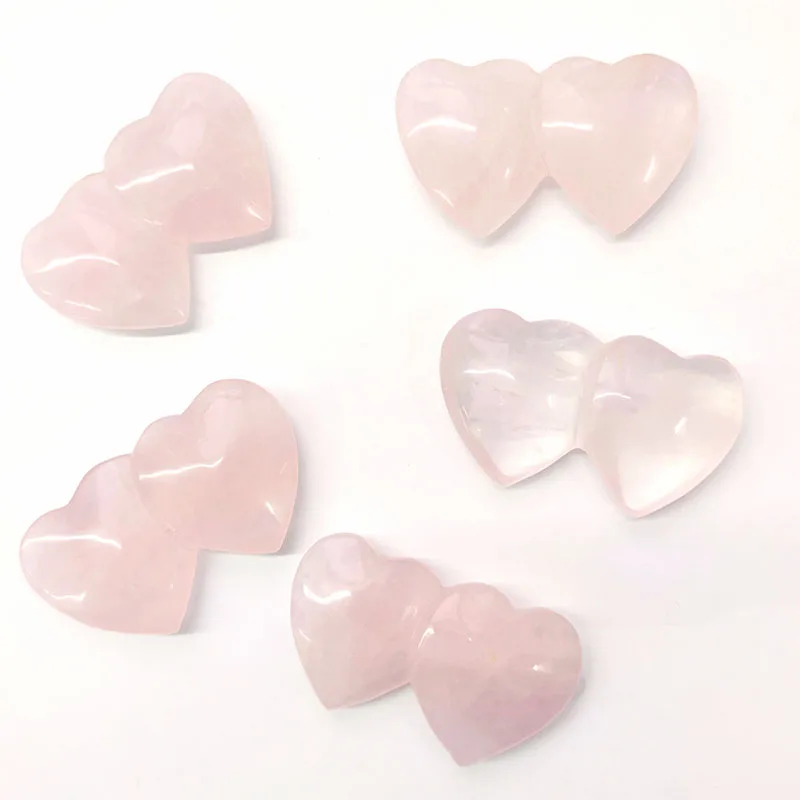 Natural Crystal Crafts 80mm Healing Stone Energy Pink Gemstone Rose Quartz Love Heart For Home Decoration 
Natural Crystal Crafts 80mm Healing Stone Energy Pink Gemstone Rose Quartz Love Heart For Home Decoration
