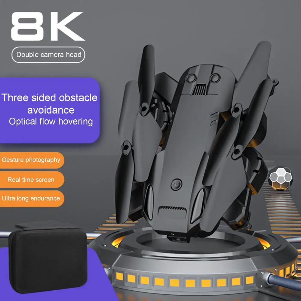Mini Drone Three-Sided Obstacle Avoidance Dual 8K HD Camera Aerial Photography Foldable Professional Air Pressure Quadcopter
Mini Drone Three-Sided Obstacle Avoidance Dual 8K HD Camera Aerial Photography Foldable Professional Air Pressure Quadcopter
