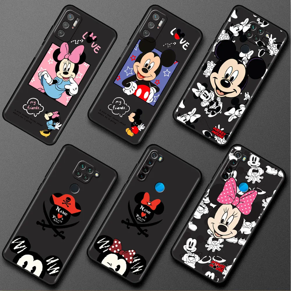 Mickey loves Minnie Case For Xiaomi Redmi Note 11 10 5G 8 Pro 9S K40 9C 9A Black Phone Shell Funda 8T 7 10C 9T Soft Cover
Mickey loves Minnie Case For Xiaomi Redmi Note 11 10 5G 8 Pro 9S K40 9C 9A Black Phone Shell Funda 8T 7 10C 9T Soft Cover
