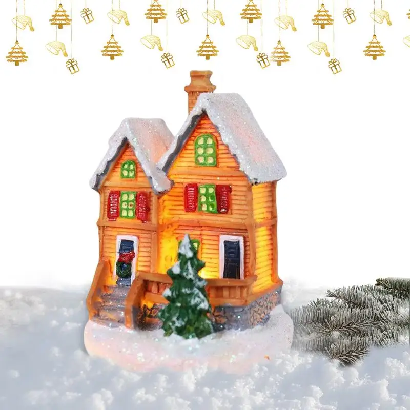 Christmas Village Decor Christmas Colorful Luminous Small House Flashing Snow House Gift For Moss Fairy Garden Ornament
Christmas Village Decor Christmas Colorful Luminous Small House Flashing Snow House Gift For Moss Fairy Garden Ornament