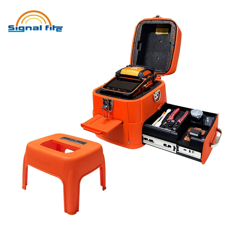 Signal fire ai9 Splicing Machine Original Factory Optical Fiber Fusion Splicer with PM VFL with toolcase bench design
Signal fire ai9 Splicing Machine Original Factory Optical Fiber Fusion Splicer with PM VFL with toolcase bench design