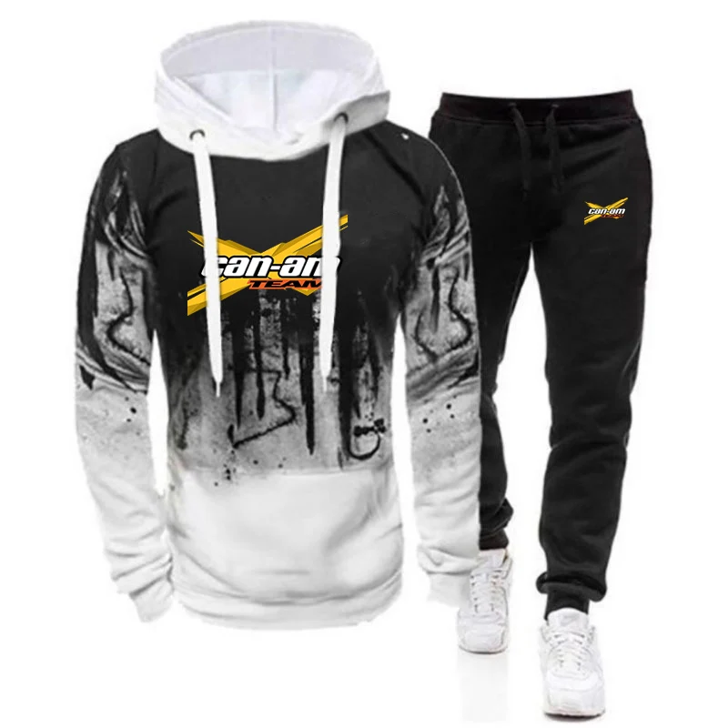 CAN-AM BRP 2023 Men's New Tracksuit Printing Gradient Color Hoodies Cotton Harajuku Hooded Tops And Pants Casual Sweatpant Sets
CAN-AM BRP 2023 Men's New Tracksuit Printing Gradient Color Hoodies Cotton Harajuku Hooded Tops And Pants Casual Sweatpant Sets
