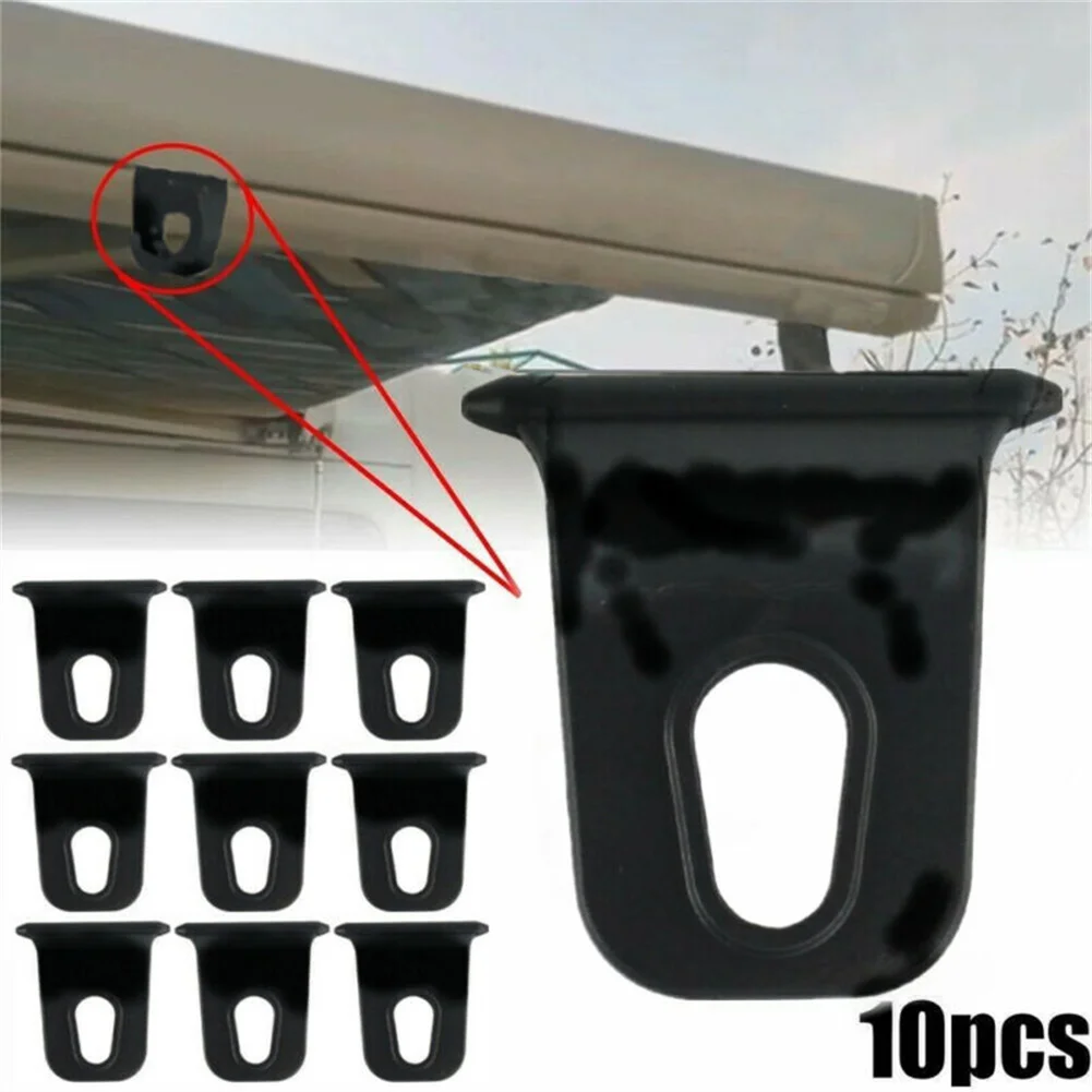 10 Pcs Camping Awning Hooks Clips Racks Tool Awning Clothes Hooks For RV Camper Caravan Plastic Black Auto Car Accessories
10 Pcs Camping Awning Hooks Clips Racks Tool Awning Clothes Hooks For RV Camper Caravan Plastic Black Auto Car Accessories