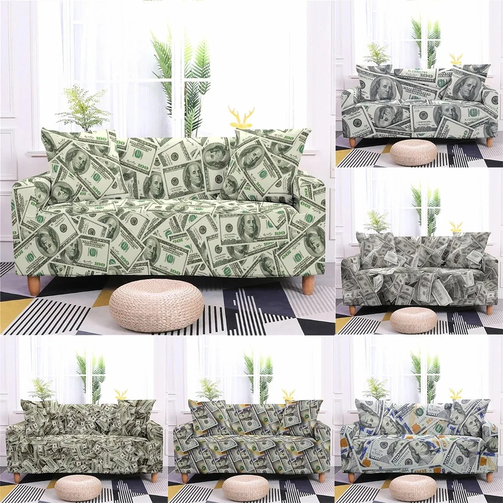 Nordic Decor Elastic Sofa Cover Dollars Digital Printed All-Inclusive Couch Cover Stretch Sectional Slipcover 1/2/3/4 Seaters
Nordic Decor Elastic Sofa Cover Dollars Digital Printed All-Inclusive Couch Cover Stretch Sectional Slipcover 1/2/3/4 Seaters