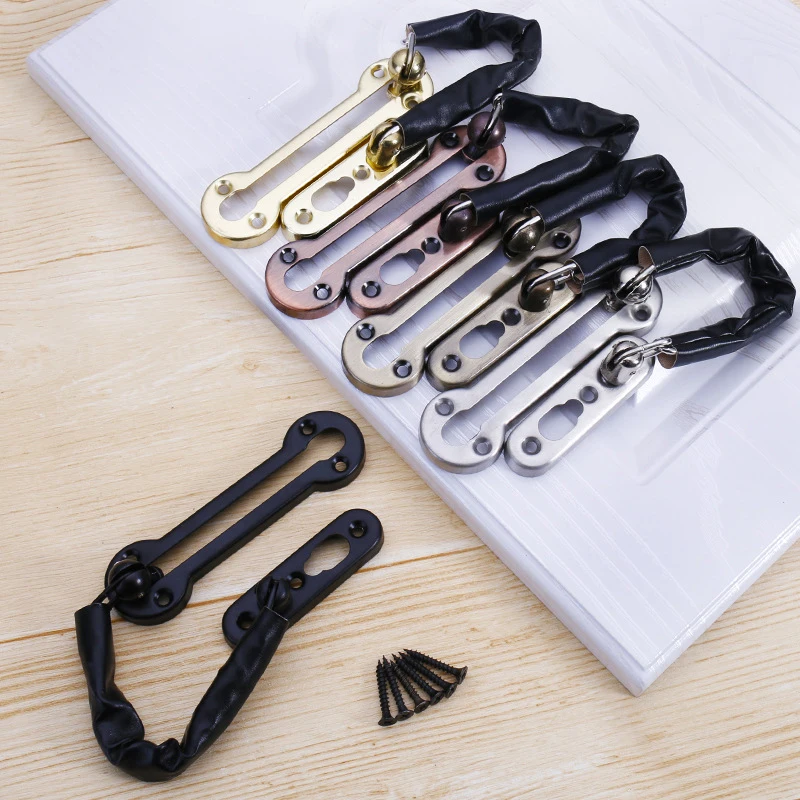 1Set Anti-theft Stainless Steel Hotel Door Chain Latch Safety Guard Security Lock Security Limiter Tools Hardware for Home Door
1Set Anti-theft Stainless Steel Hotel Door Chain Latch Safety Guard Security Lock Security Limiter Tools Hardware for Home Door