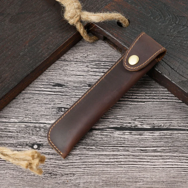 Genuine Leather Pencil Bag Cowhide Pen Case Fountain Pen Stationery Holder Creative Protective Cover Student School Supplies
Genuine Leather Pencil Bag Cowhide Pen Case Fountain Pen Stationery Holder Creative Protective Cover Student School Supplies
