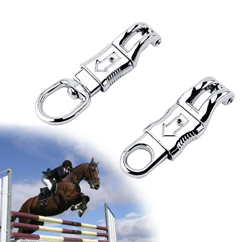 

Zinc Alloy Panic Snap Quick Release Heavy Duty Clips Buckles Fit For Horse Riding Leads Reins Get Back Whips