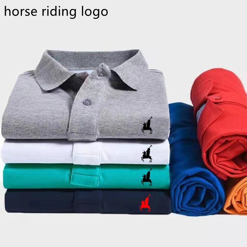 Men Luxury brand Fashion Business Lapel Polo Shirt Casual Short Sleeve Embroidered Polo Top Slim Fit T-shirt horse riding logo
Men Luxury brand Fashion Business Lapel Polo Shirt Casual Short Sleeve Embroidered Polo Top Slim Fit T-shirt horse riding logo