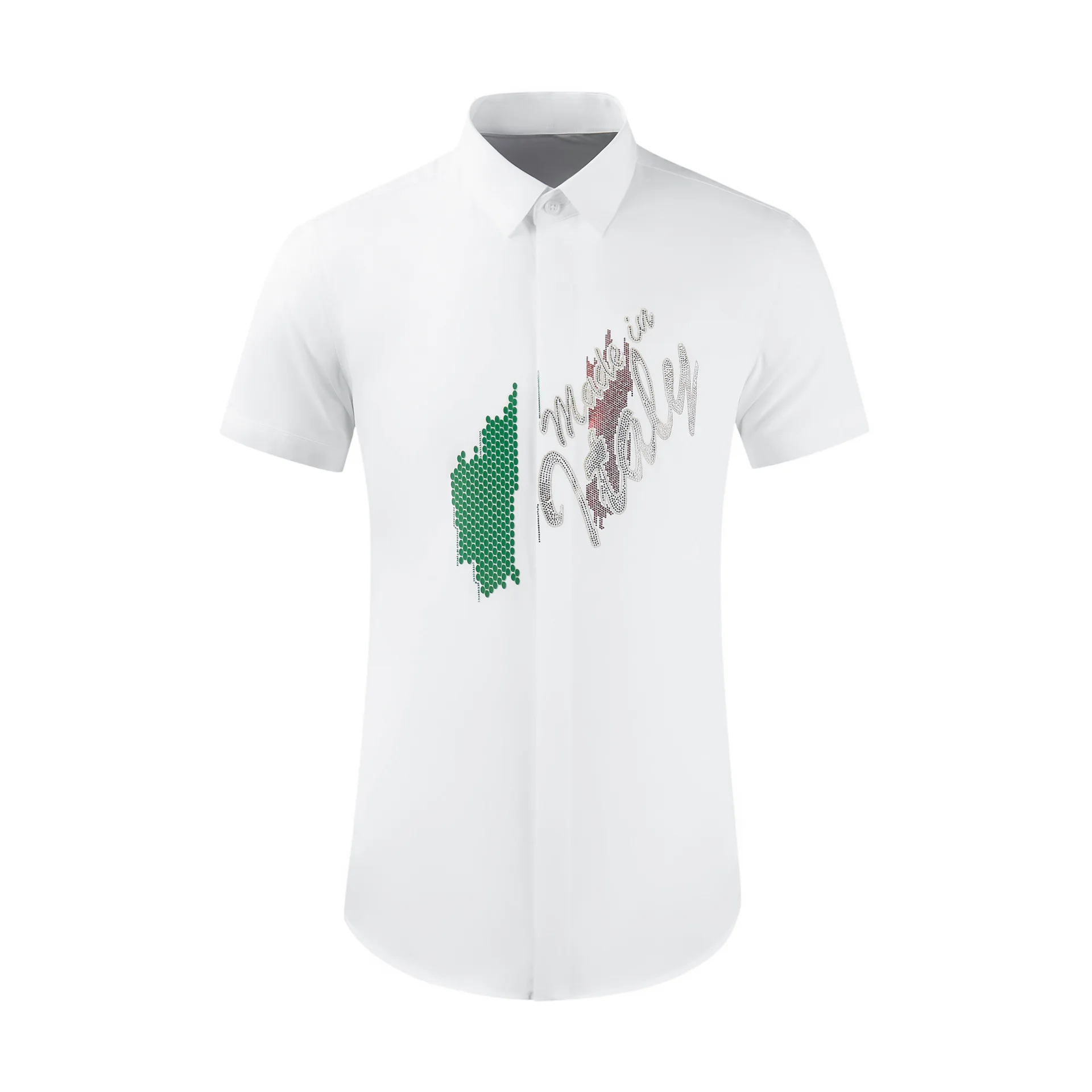 Высококачественные роскошные ювелирные изделия новые мужские рубашки с коротким рукавом Молодежные Простые Топы большого размера облегающие рубашки с принтом и коротким рукавом
Высококачественные роскошные ювелирные изделия новые мужские рубашки с коротким рукавом Молодежные Простые Топы большого размера облегающие рубашки с принтом и коротким рукавом