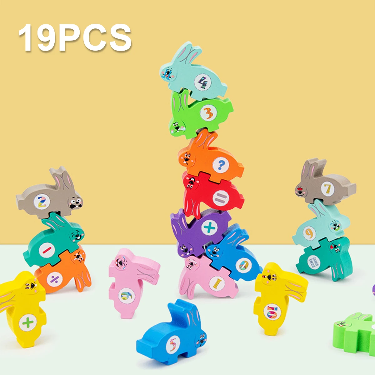 19pcs Rabbit Stacking Toy Wooden Buttons For Crafts Scrapbooking Sewing Clothing Decoration DIY Kid Wooden Scrapbooking Buttons
19pcs Rabbit Stacking Toy Wooden Buttons For Crafts Scrapbooking Sewing Clothing Decoration DIY Kid Wooden Scrapbooking Buttons
