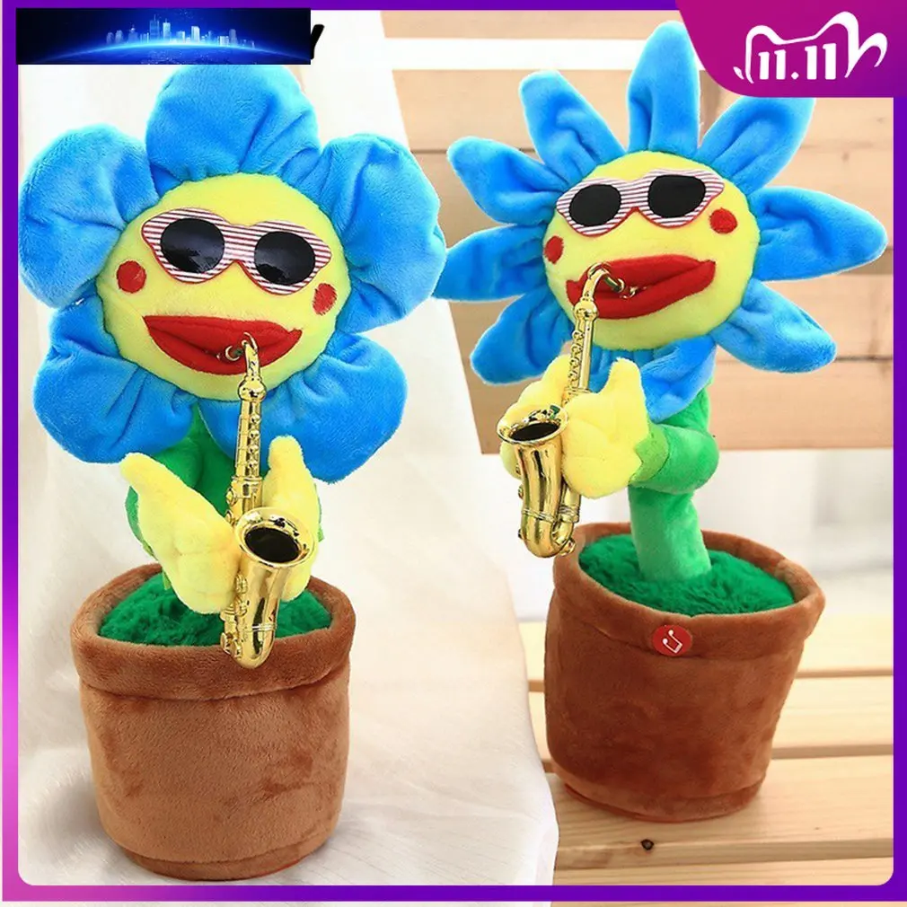 Peluche Sale Electric Sunflower Stuffed Plush Doll 80 Songs USB Toy Speak Dance Sing Sunflower Toys Funny Children Toy Bailarín
Peluche Sale Electric Sunflower Stuffed Plush Doll 80 Songs USB Toy Speak Dance Sing Sunflower Toys Funny Children Toy Bailarín
